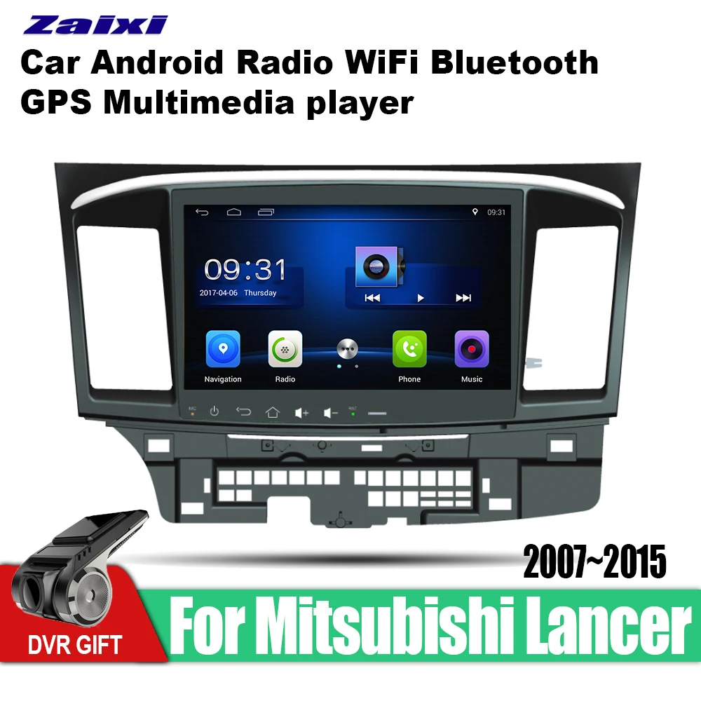 Аксессуары для Mitsubishi Lancer 2007 ~ 2015 Автомобильный мультимедийный DVD-плеер