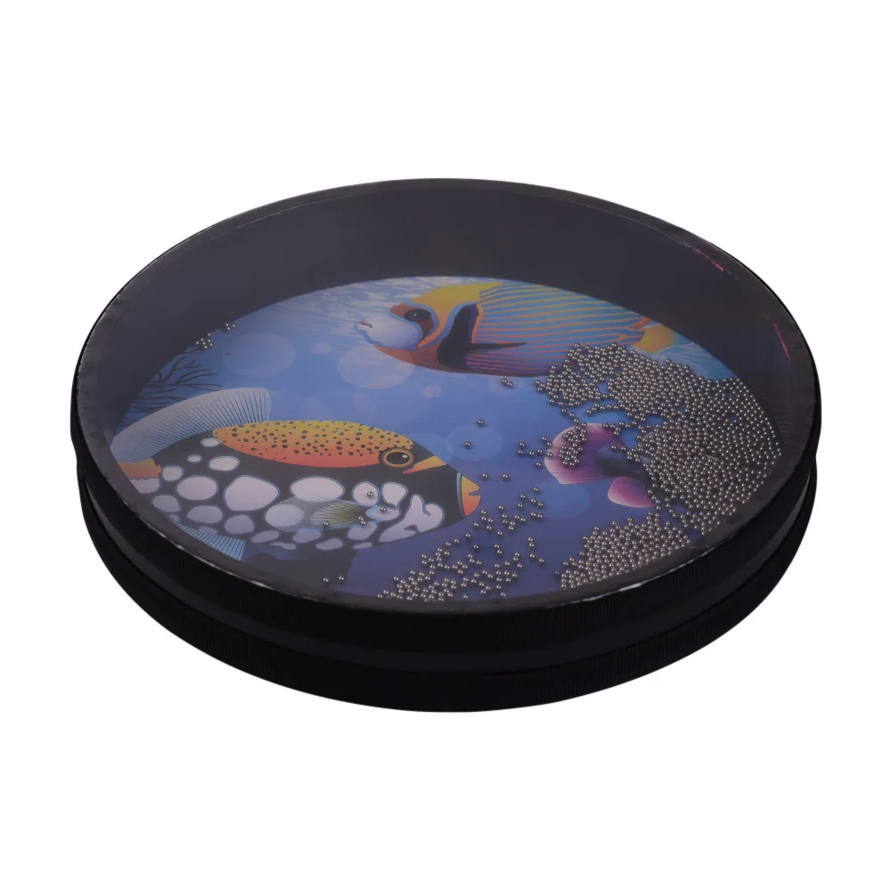 8/10-дюймовый ручной барабан твердый деревянный Океанский с морской волной мягкой