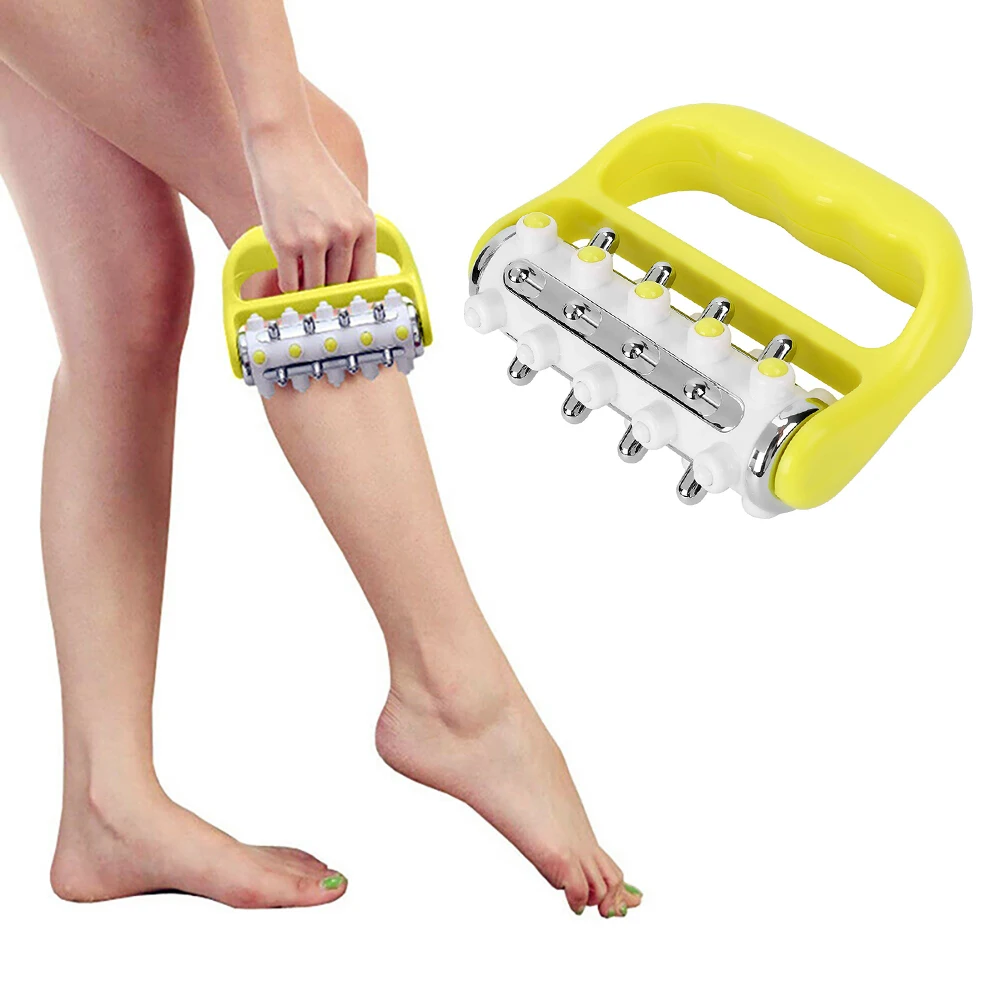 

D Type Fat Control Roller Hand Massager Anti Cellulite Massager Roller Fascia Release Body Muscle Trigger Point Roller Relax
