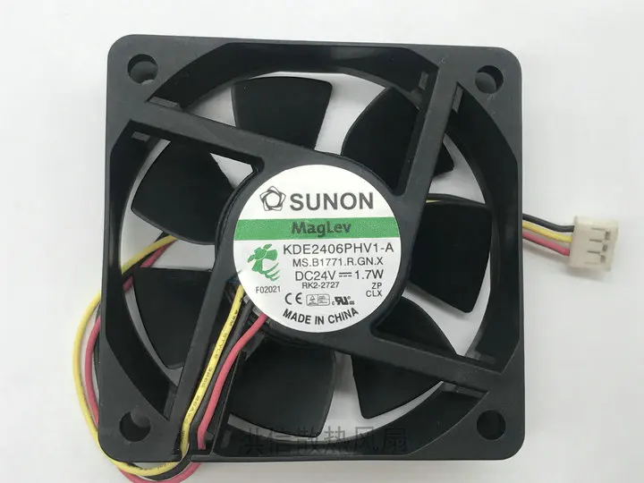 

Оригинальный 6015 kde2406phv1-a DC24V 1,7 w инверторный охлаждающий вентилятор
