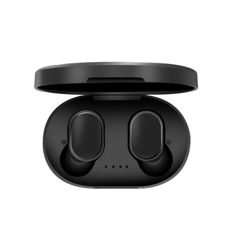Black Беспроводные наушники A6S PK Red mi Airdots стерео наушники Bluetooth 5,0 с mi c спортивные наушники PK mi наушники TWS - Цвет: Black