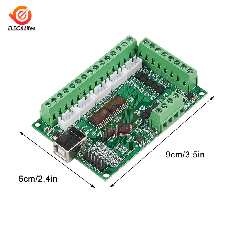 Плата драйвера CNC USB MACH3 100 кГц 5 осей с кабелем | Строительство и ремонт