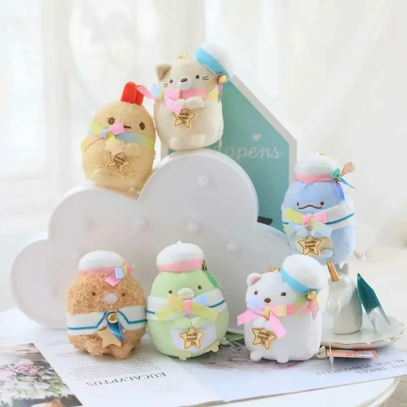 Милые плюшевые игрушки Sumikko гураши ленты кулон 10 см мягкие брелок День рождения