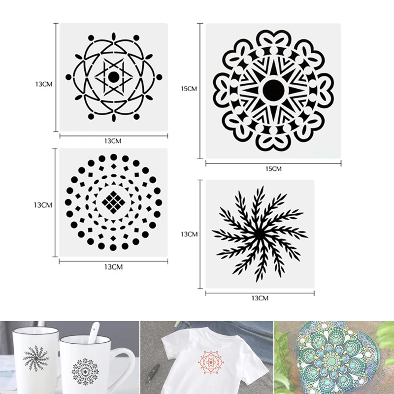 Инструменты для раскрашивания камней различные камни мандалы набор