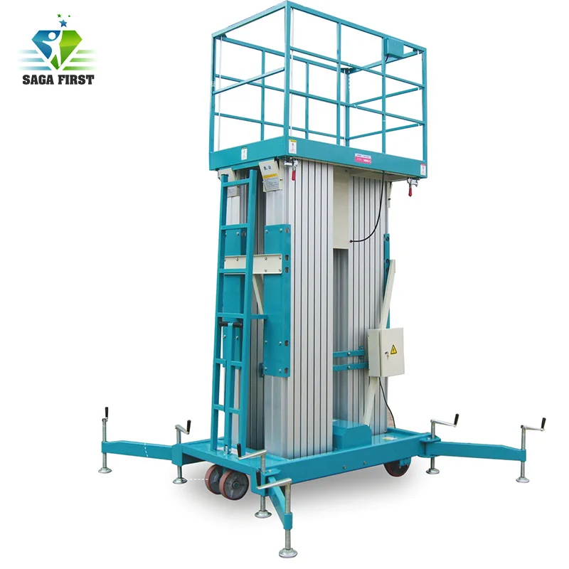 Двухмачтовая Рабочая платформа с максимальной высотой (8 м) CE|height|height max |