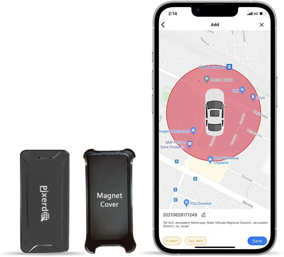 Мини GPS-локатор JIMI AT2 Противоугонный GSM Wi-Fi-трекер с голосовым мониторингом