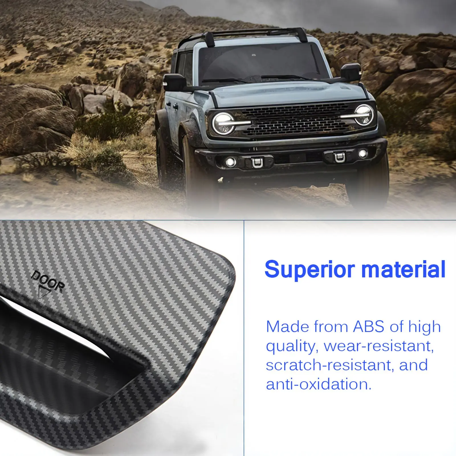 

Автомобильная декоративная наклейка, легкая ручка для задней двери, наклейка на раму, изысканная отделка для задней двери, элегантная текст...