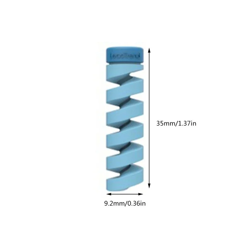 

Spiral Cable Protector Data Line Silicone Bobbin Winder Protective For Iphone Samsung Android Usb Charging Earphone Case Cover