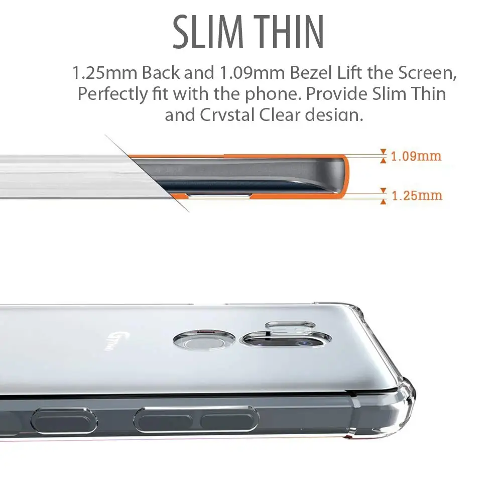 Роскошный супер с предохранительными подушками противоударный прозрачный ТПУ