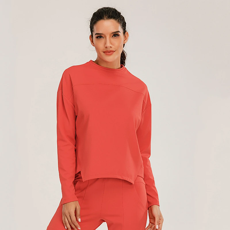 

Autumn Winter New Woman SprortSwear Sport Tops Pants 2Pcs Yoga Set Solid Running Jogging Fitness Clothes Casual O-neck Tracksuit