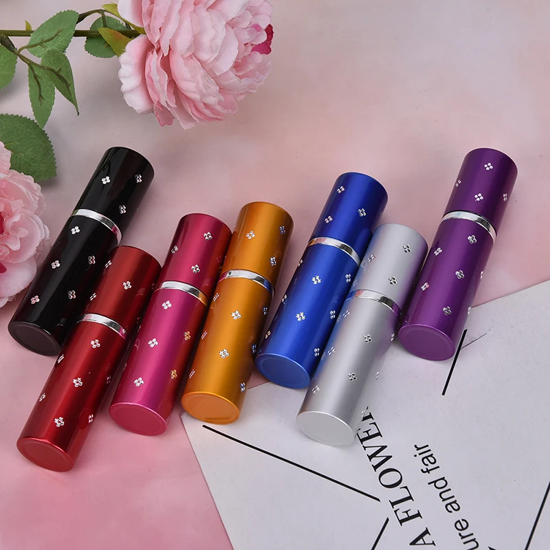 1pc 10ml Mini Portable Empty Perfume Bottle Metal Spray Scent Pump Case Travel Refillable Atomizer 2 Styles | Красота и здоровье