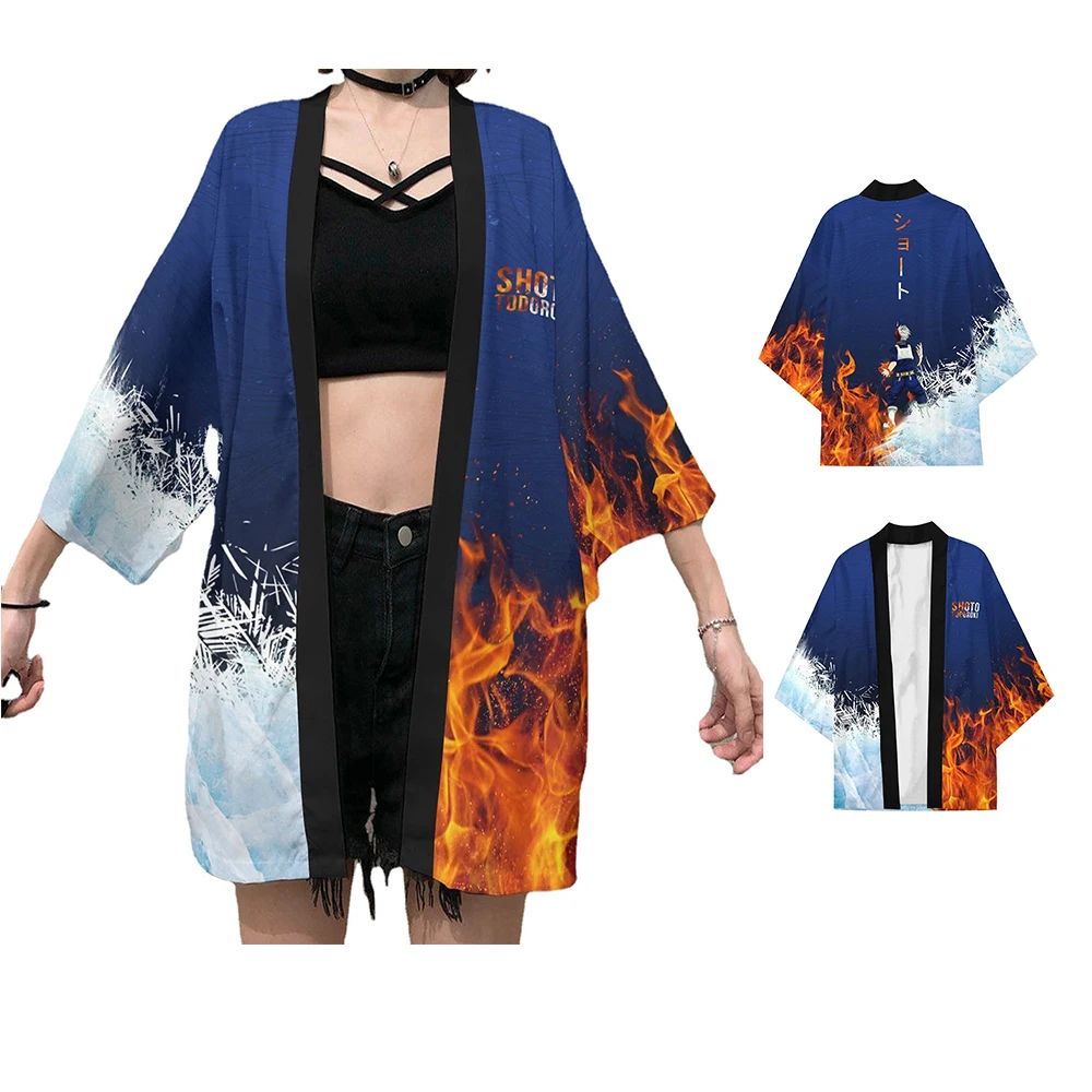 

Кимоно для косплея аниме My Hero Academia, бакуго, кацуки, мидория, изюку, Тодороки, шоуто, кимоно, летние костюмы для косплея, для взрослых женщин