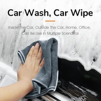 cafele 40x4080cm car detailing microfiber towel universal car wash supplies cleaning tools rag for cars home quick drying cloth