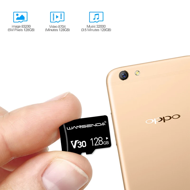 Карта памяти Wansenda 256 ГБ 128 64 32 16 8 4 Гб карта Micro sd Высококачественная TF-карта с