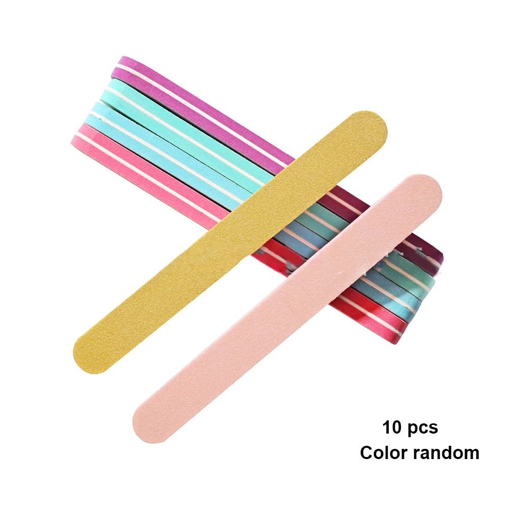 10 шт. буферный Полирующий гвоздь уход моющийся двухсторонний салон