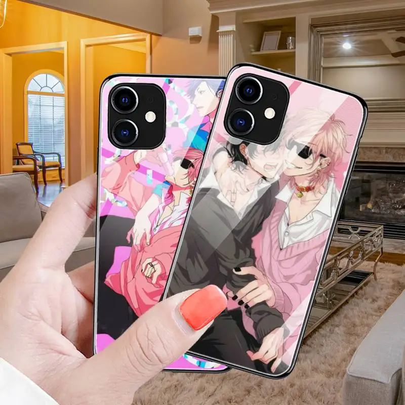 Yarichin B Club Розовый чехол из закаленного стекла для iPhone12 11 Pro XR XS MAX 8X7 6S Plus SE 2020 12 Max Mini |
