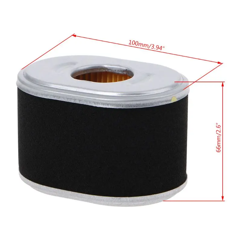 

New Air Filter Replacement Fit for Honda GX160 5.5HP GX200 6.5HP Lawnmower 17210-ZE1-822 Gasoline Engine Air Filter Replacement