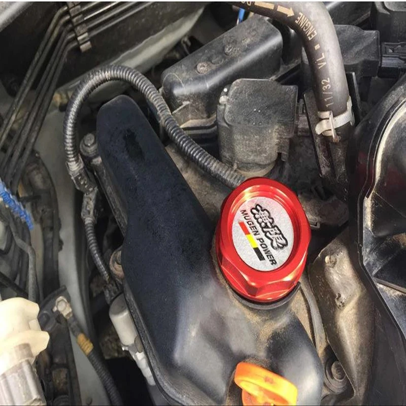 Алюминиевая Автомобильная масляная крышка Mugen для топливного бака наполнителя