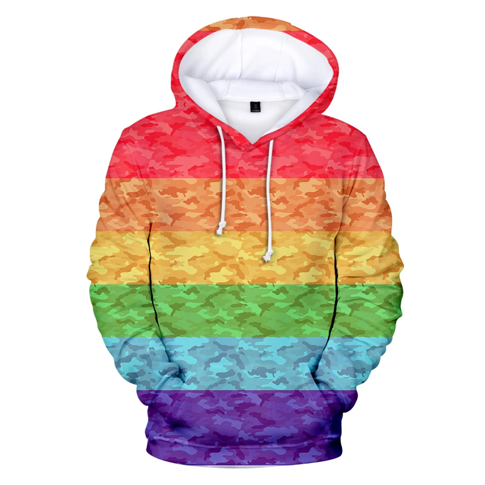 Толстовка ЛГБТ для лесбиянок геев причудливый пуловер с капюшоном и 3D принтом
