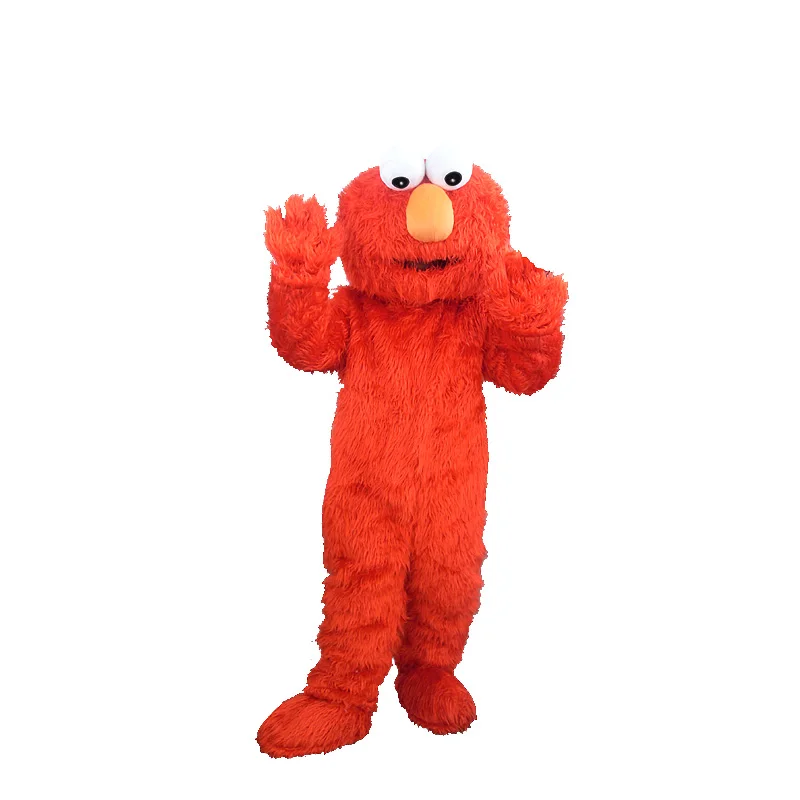 

Cookie Monster Sesame Street Big Bird cartoon doll costume Plush Man wearing cartoon walking suit Elmo COS advertising performan