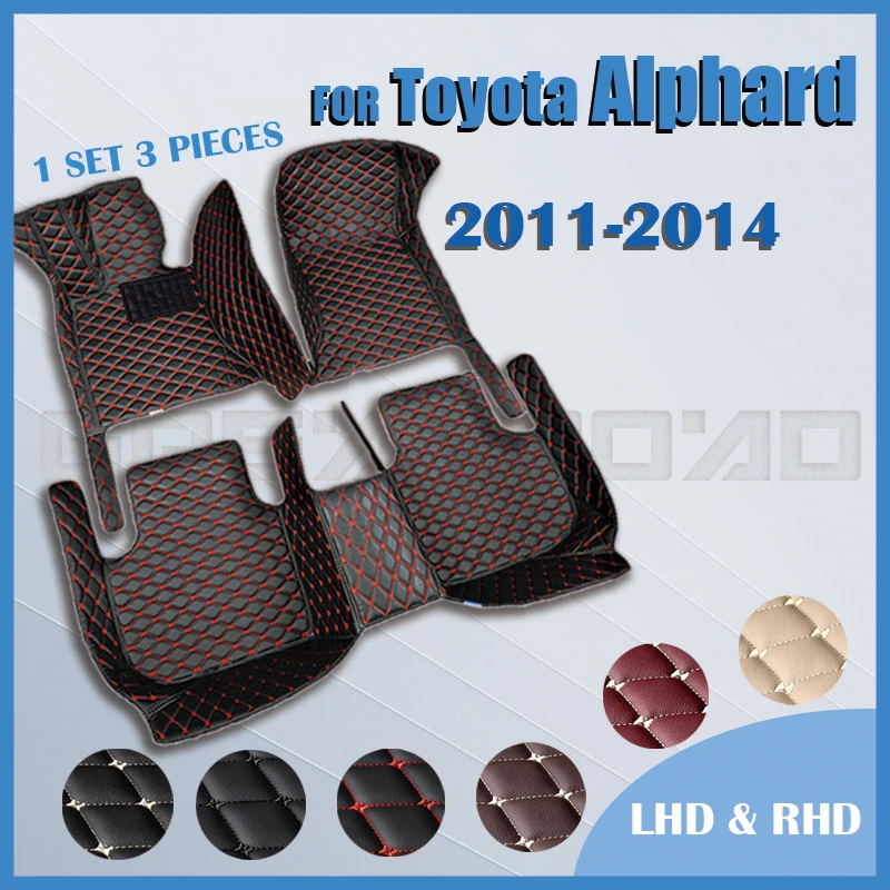 

Автомобильные коврики для Toyota Alphard 2011 2012 2013 2014 Custom auto foot автомобильный коврик cover