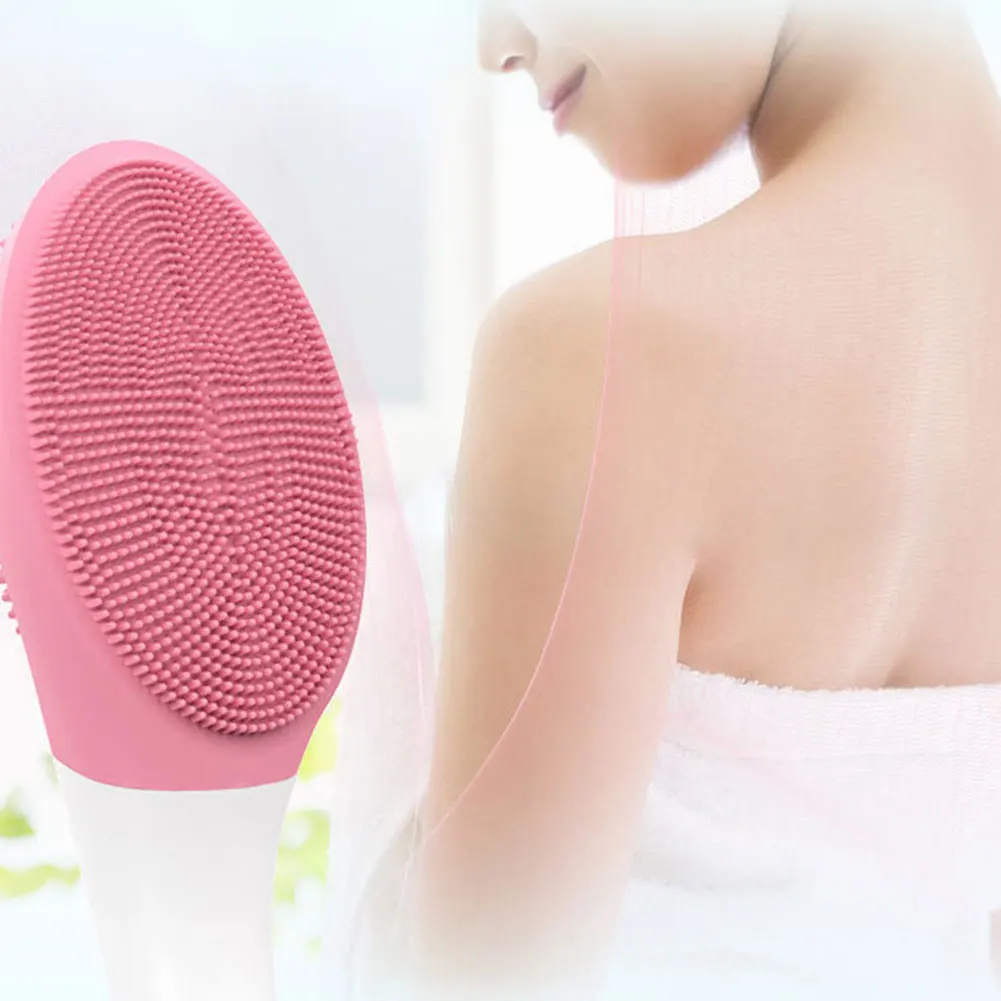 

Electric Bath Brush Shower Brush Long Handheld Massage Cleaning Bath Brush Water Resistant Back Rubbing Bath Scrub Tool