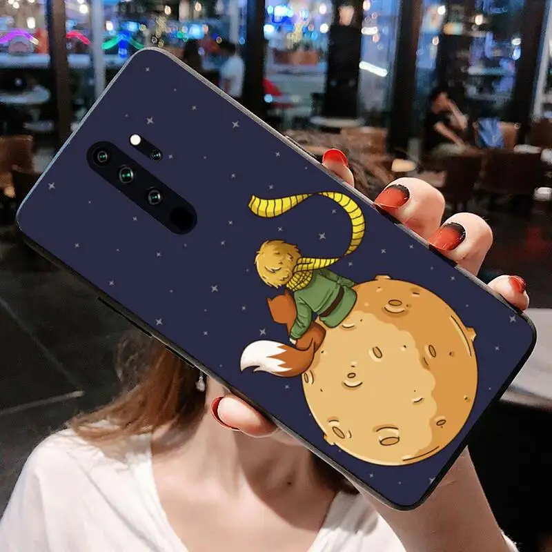 Dabieshu в стиле Маленький принц и лиса мягкий черный чехол для телефона Redmi Note 9 8 8T 8A 7