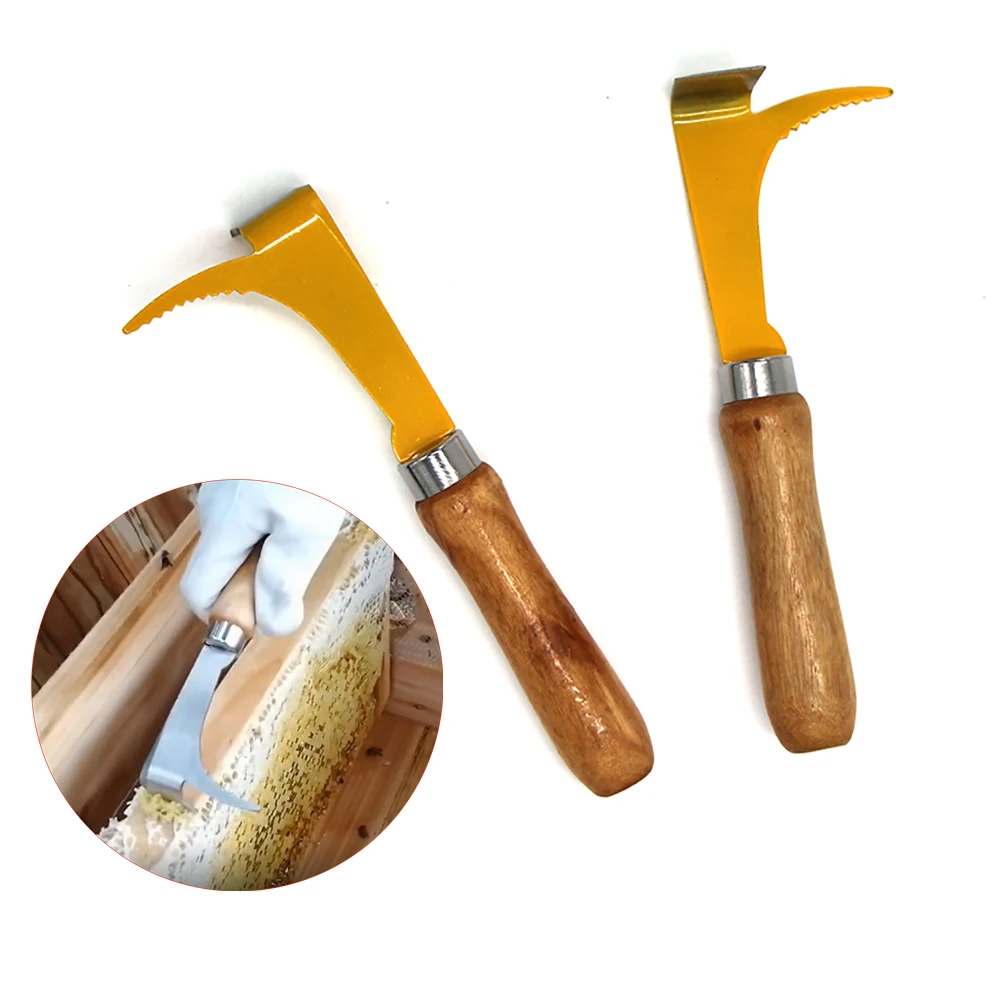 1 шт. нержавеющая сталь скребок для улья разворачивающая Вилка Нож пчелы и