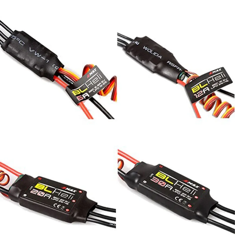 

Контроллер скорости EMAX BLHeli 12A 20A 30A 30A-6S ESC для мультикоптера, квадрокоптера, самолета, дрона, вертолета, 1 шт./4 шт.