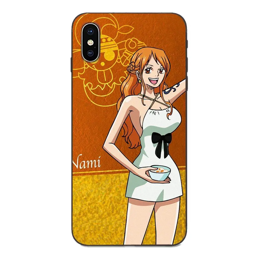 For Huawei Honor 5A 6A 6C 7A 7C 7X 8 8A 8C 8X 9 9X 10 10i 20 Lite Pro Soft Case Cover Anime One Piece Nami | Мобильные телефоны и