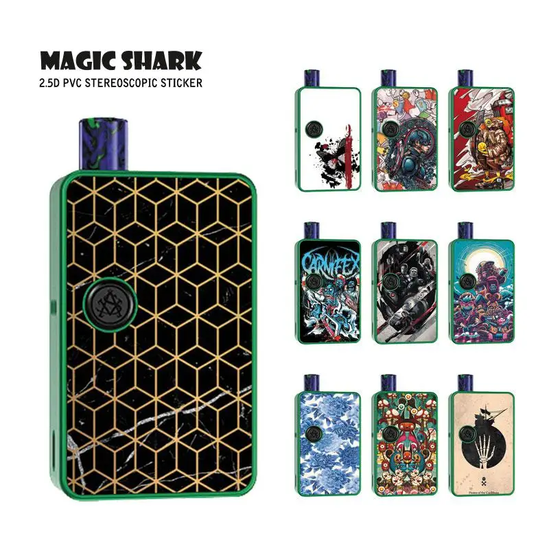 Волшебная Акула 2.5D стерео кровяная бабочка цветок Скелет Мстители крышка Пленка