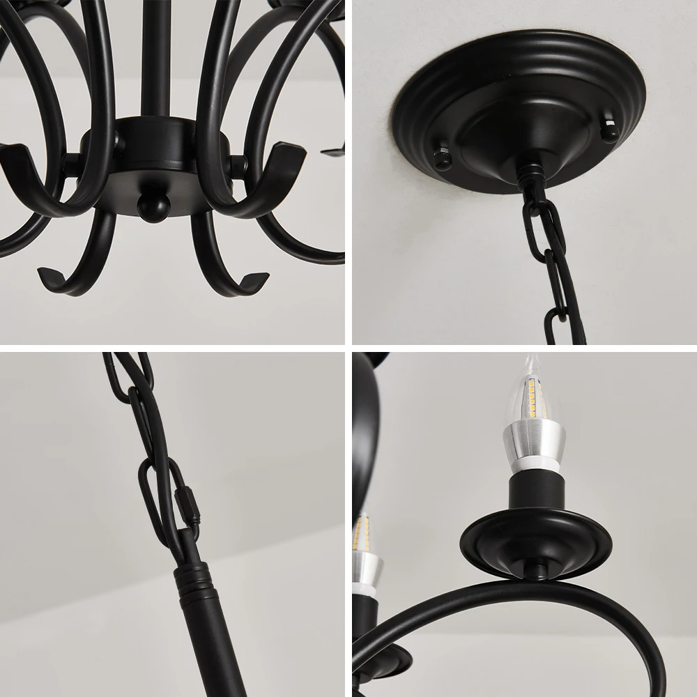 

Modern Chandeliers LED Pendant Light for Living Room Bedroom Dining Hall Kitchen Indoor Decor Fixture Simple Hanging Lamp Nordic