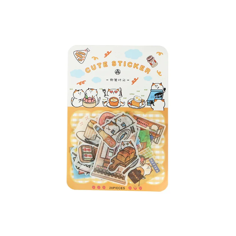 

20set/1lot Kawaii Stationery Stickers Happy trainee Diary Decorative Mobile Stickers Scrapbooking DIY Craft Stickers