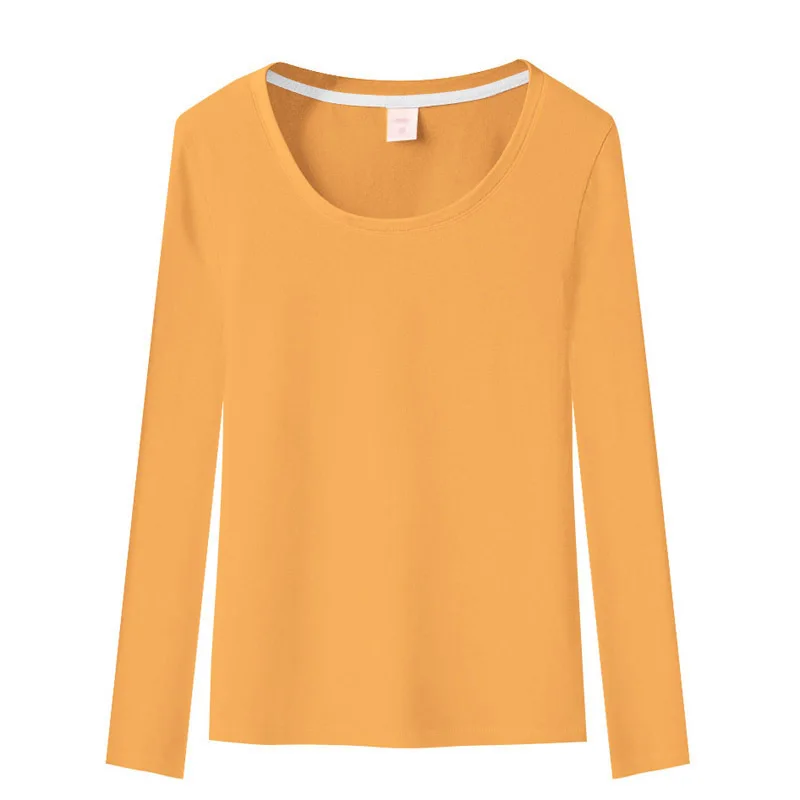 

Women Thermal Underwear Tops Plus Size 3XL High Elasticity Solid Stretchy Female Slim Fit Simple Basic Daily Soft Korean Style