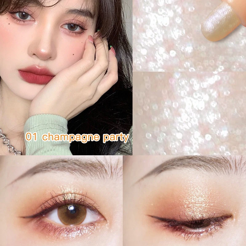 

Parelmoer Shiny Oogschaduw Pen Liggen Zijderups Lip Liner Langdurige Waterdicht Non-Smudge Parelmoer Pen Makeup Cosmetic TSLM1