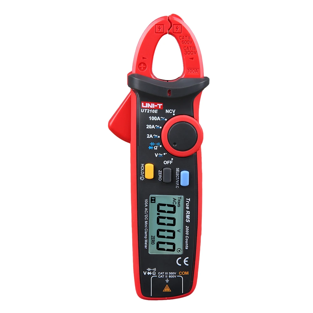 

UNI-T UT210E 100A 600V mini digital clamp meter voltage capacitor resistance clamp meter tester