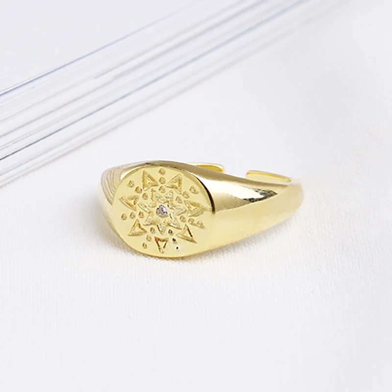 Новое поступление оригинальное открытое серебряное женское кольцо в форме