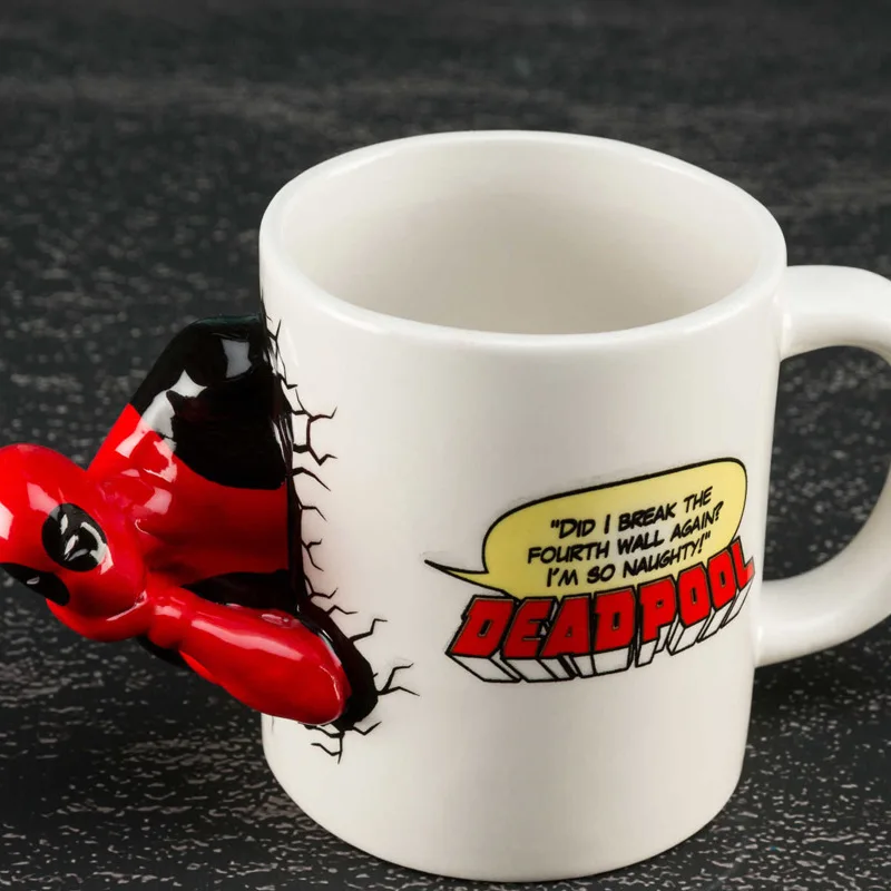 &quotНовое поступление 3D фильма Дэдпул Рубашки кружка Керамика Творческий Кофе