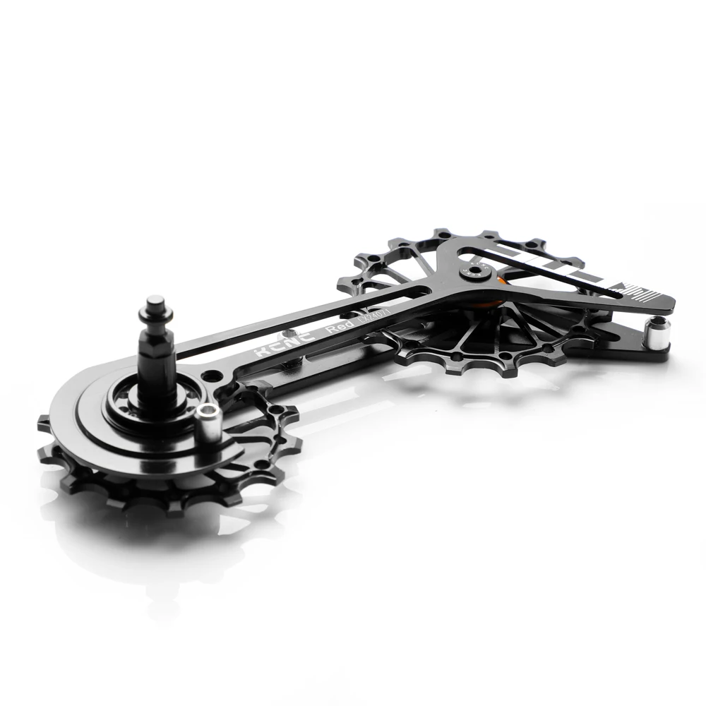 KCNC дорожный велосипед Большой шкив клетка OSPW для SRAM красный сила черный цвет 14