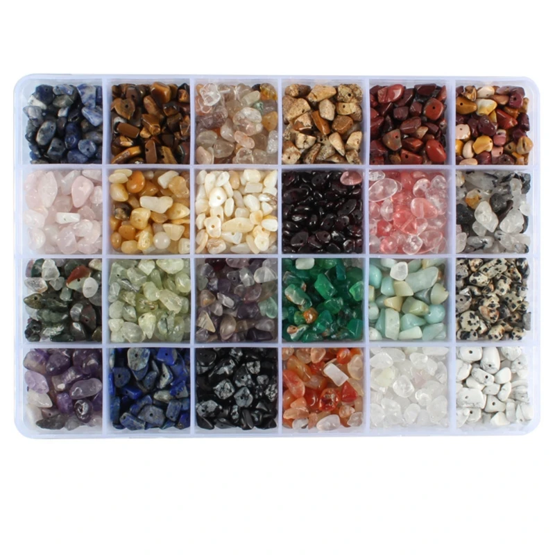 

Irregular Chips Stones Crushed Gemstone Beads DIY Crafts Earring Bracelet Accessories Combination Healing Power