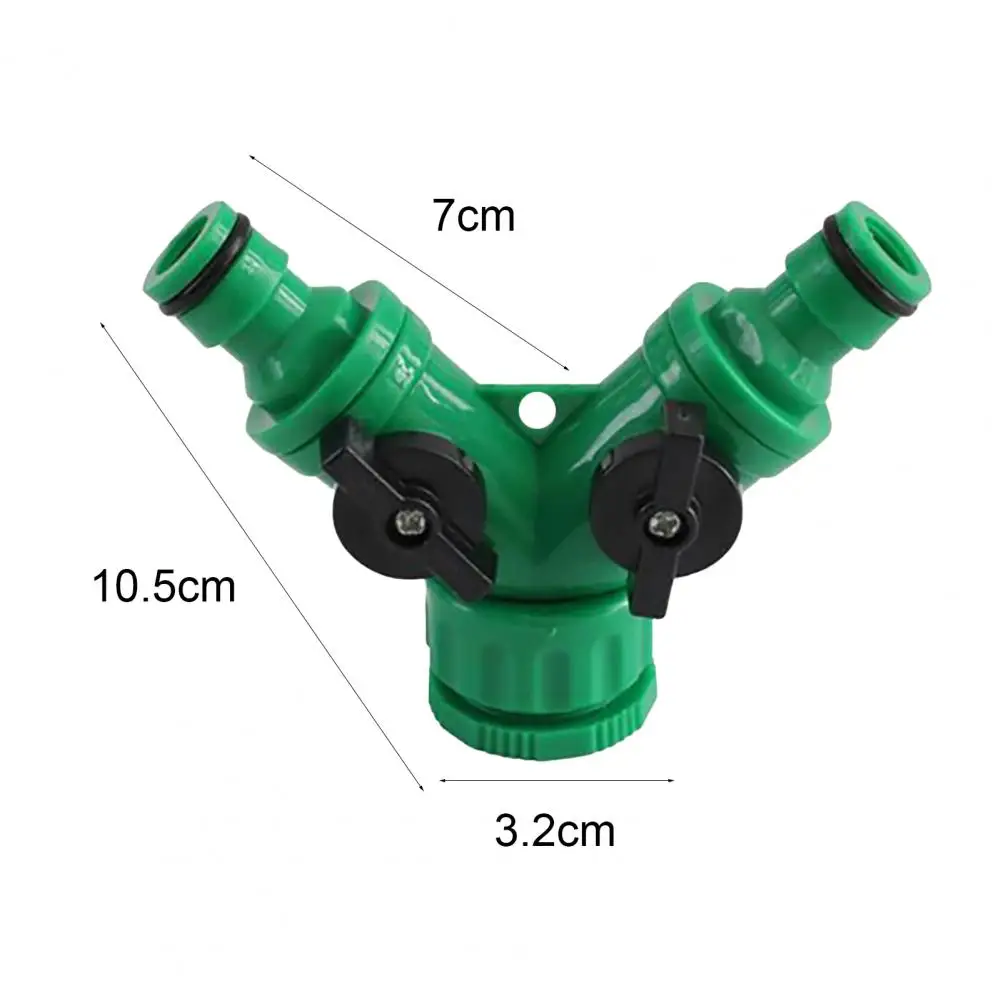

20mm25mm Ball Valve 2 Way No Leakage Plastic Y Connector Faucet Splitter for Watering Garden Water Connectors Garden Irrigation