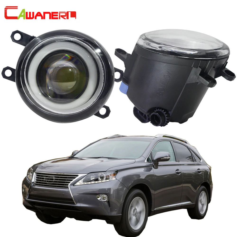 

Cawanerl For Lexus RX350 RX450h 2010 2011 2012 2013 Car 30W LED Fog Light Angel Eye Daytime Running Lamp DRL White H11 12V