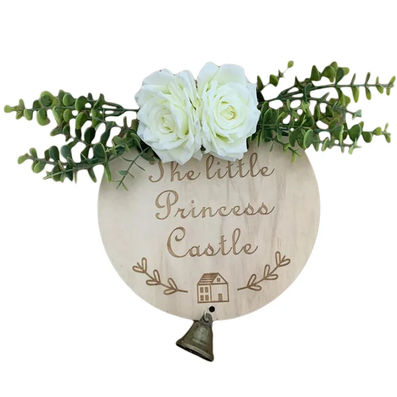 Приветствуемый дверной висячий венок украшение на переднюю дверь таблички знаки