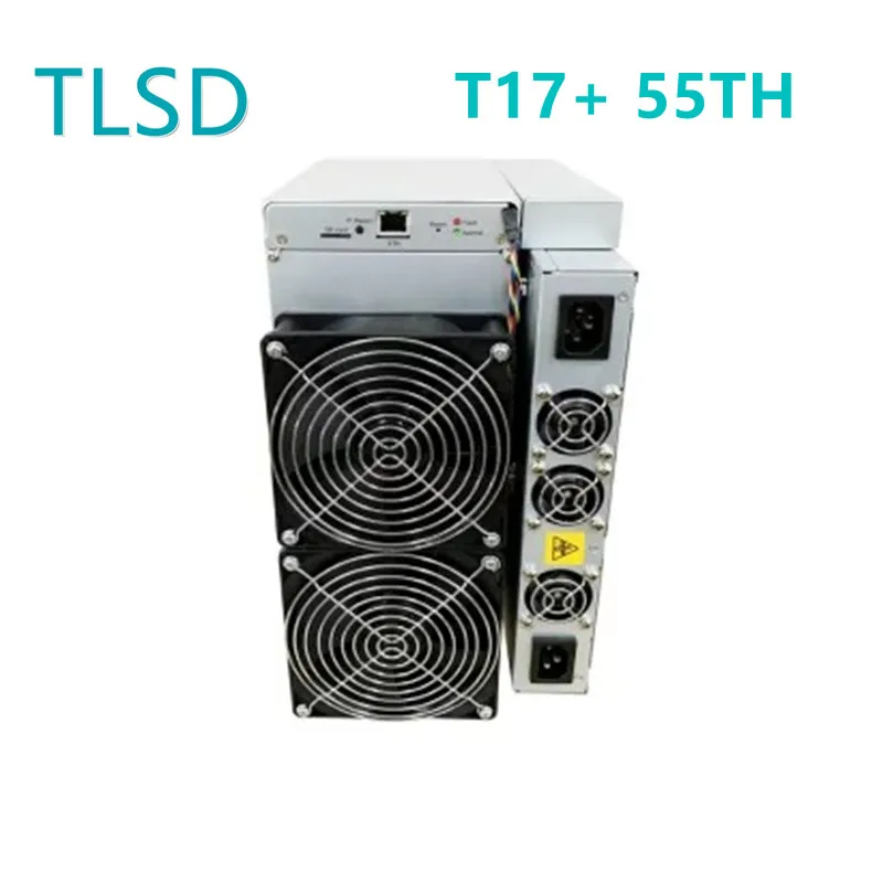 

TLSD Used Bitmain Antminer T17+ 55TH for BTC Asic Mining