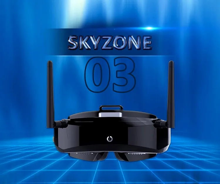 Skyzone SKY 03 SP MARK 3D 5,8G разнообразие FPV очки 5,8G 48CH разнообразие приемник DC7~ 26 V/1A FPV очки для радиоуправляемого дрона