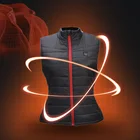 Моющийся жилет с электрическим подогревом, с USB-зарядкой, одежда для улицы, катания на лыжах, походов, согревающая куртка, жилет для мужчин и женщин