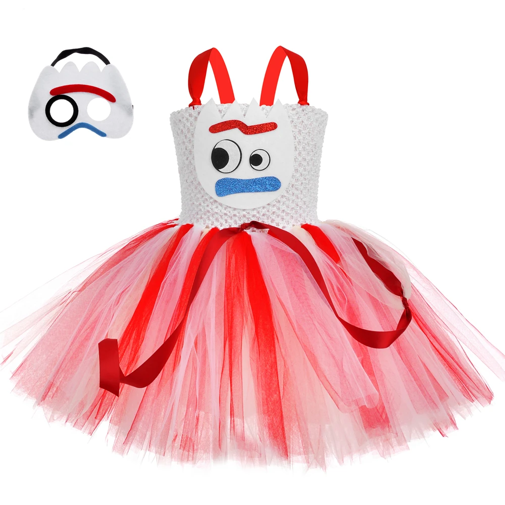 Игрушка 4 Forky платье пачка для девочек на День рождения Вечерние Детские платья