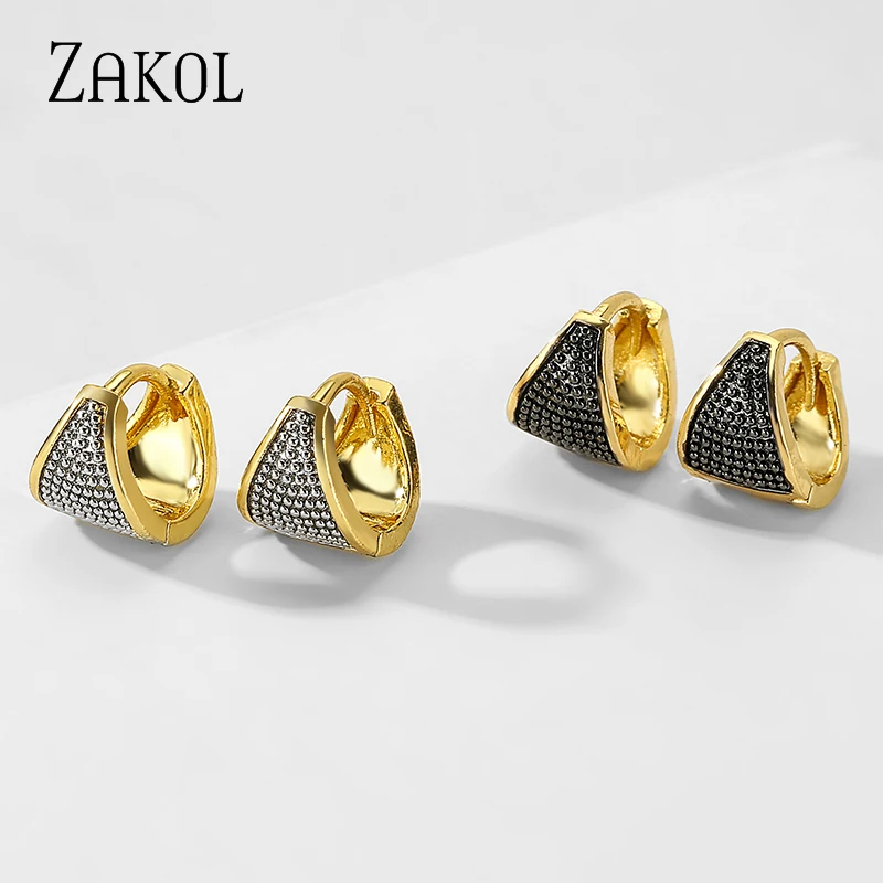 ZAKOL брендовые элегантные уникальные очаровательные двухцветные оригинальные