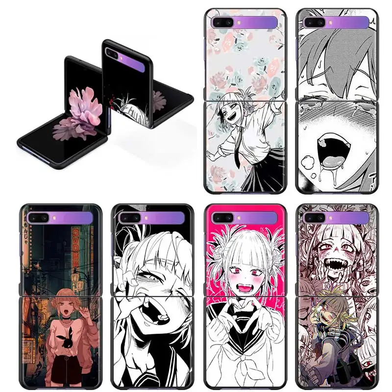 

Anime Girl Japan Cute Face Cell Phone Case For Samsung Galaxy Z Flip 3 5G Z Flip3 Cover SmartPhone Hard PC Coque Fundas Capa