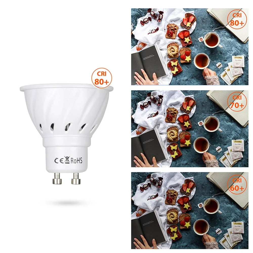 

E27 GU10 MR16 LED Spotlights Super Bright Spot Lights Bulbs Lamps AC 110V 220V 230V DC 12V 24V 2835 SMD for Home Indoor Lighting